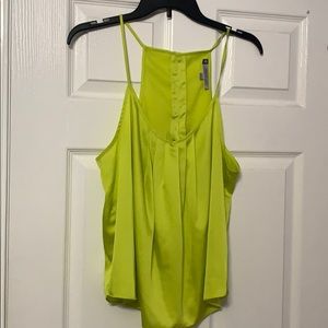 Lime green top
